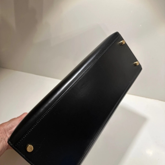 Hermes Kelly 32cm leather handbag with cleaning bill - Picture 5 of 14